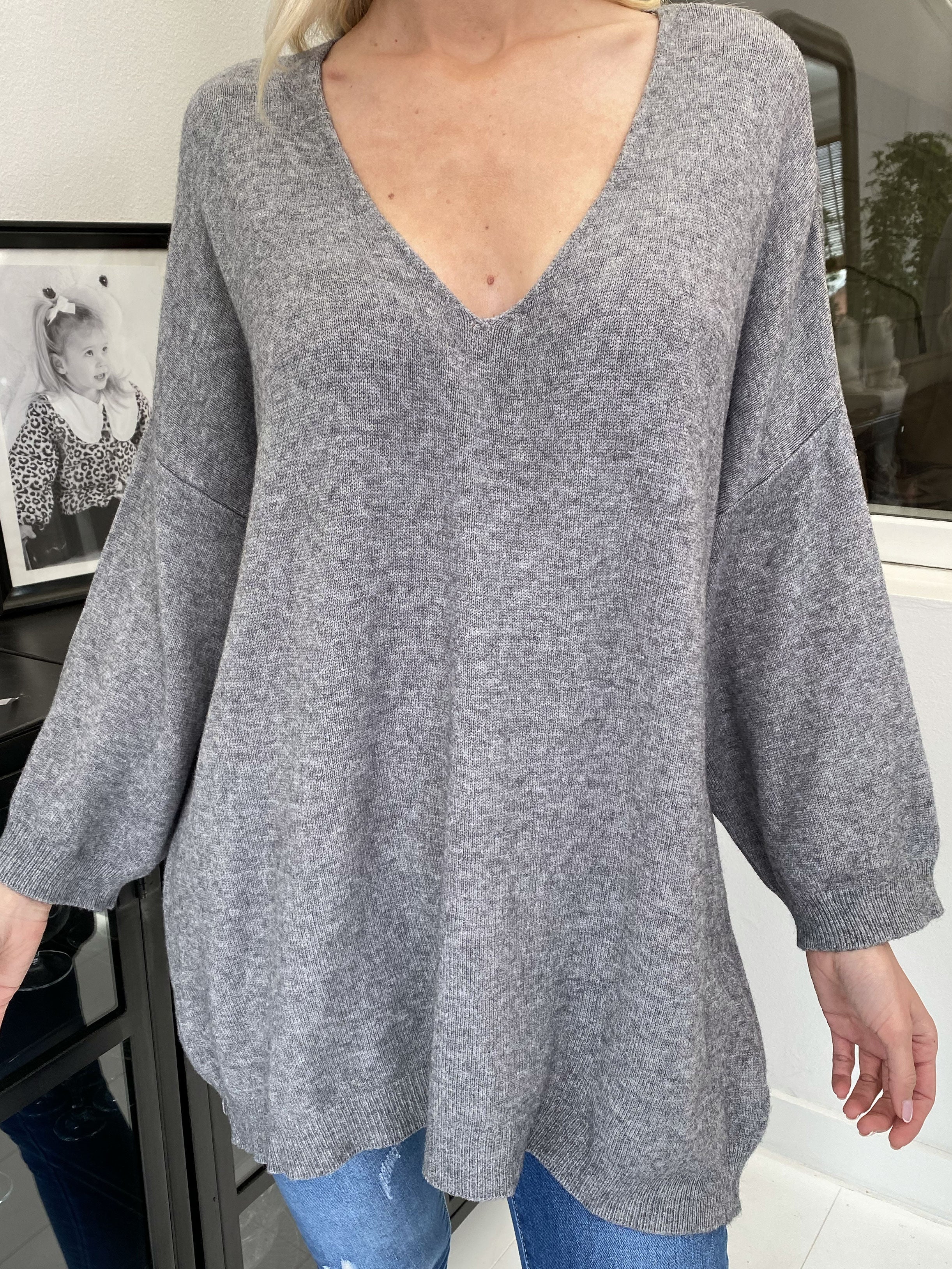 Esther - Stickad i överdimensionerad look